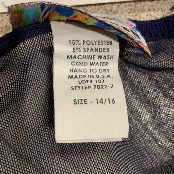 Girls blue dress - Picture 6 of 6